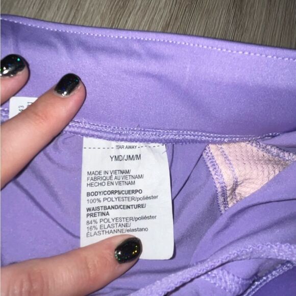 Kid's Under Armour Purple & Pink Athletic Shorts - Picture 6 of 7